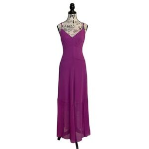 Bar III Maxi Dress Size 4 Purple Party Cocktail‎ Forest Fairy Ethereal